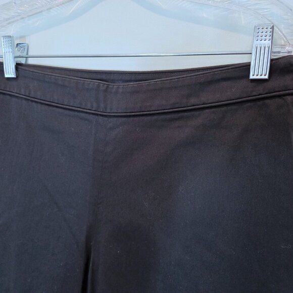 Kenneth Cole Flat Front Black Trousers Size 2 - Picture 3 of 4